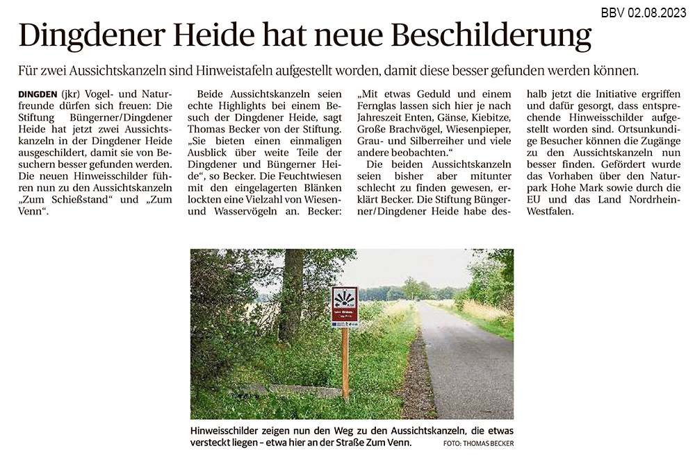 Artikel BBV 02.08.2023